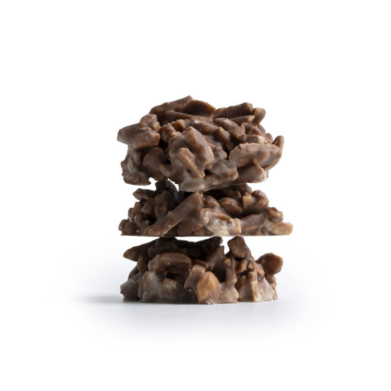 Scrocchiadenti nocciola e cioccolato al latte