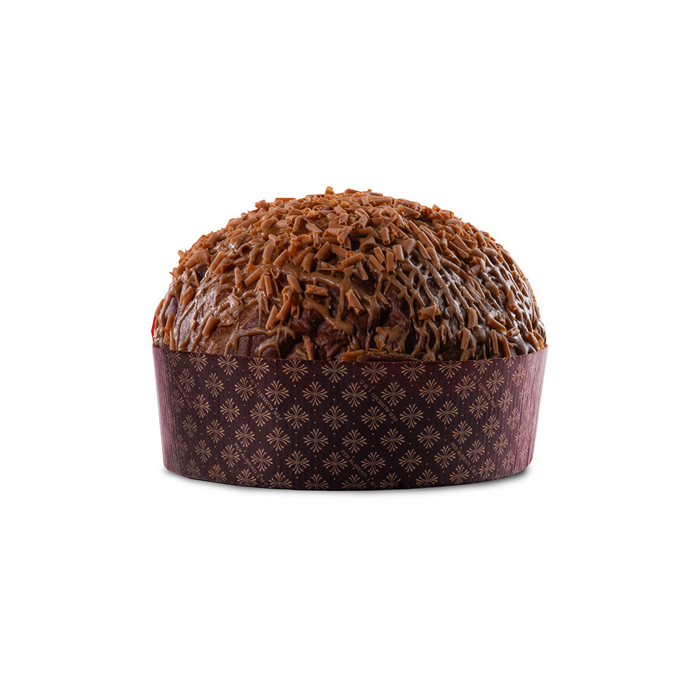 Panettone maracuja, pesca e caramello